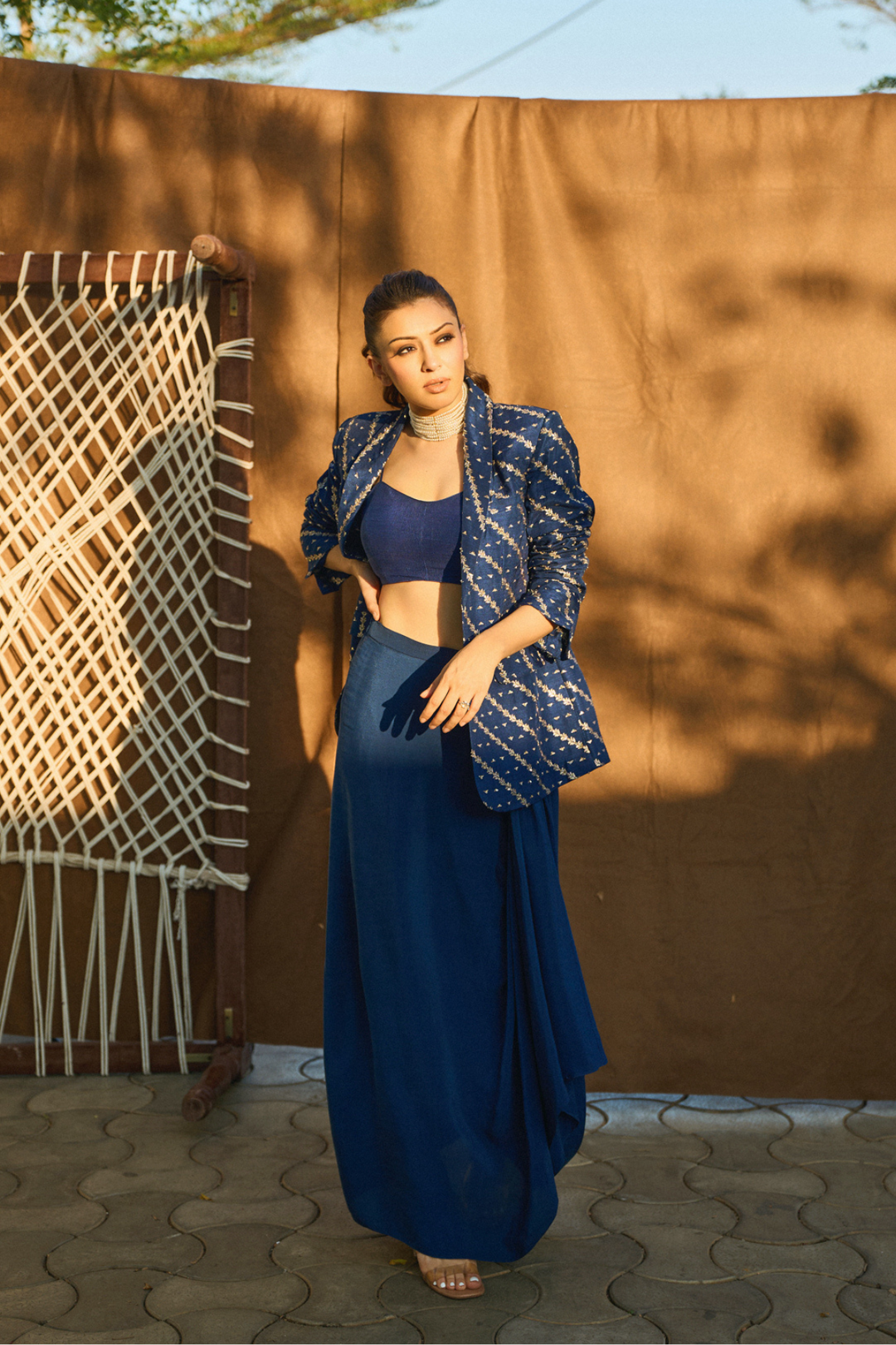 Hansika Motwani in Lena Blazer