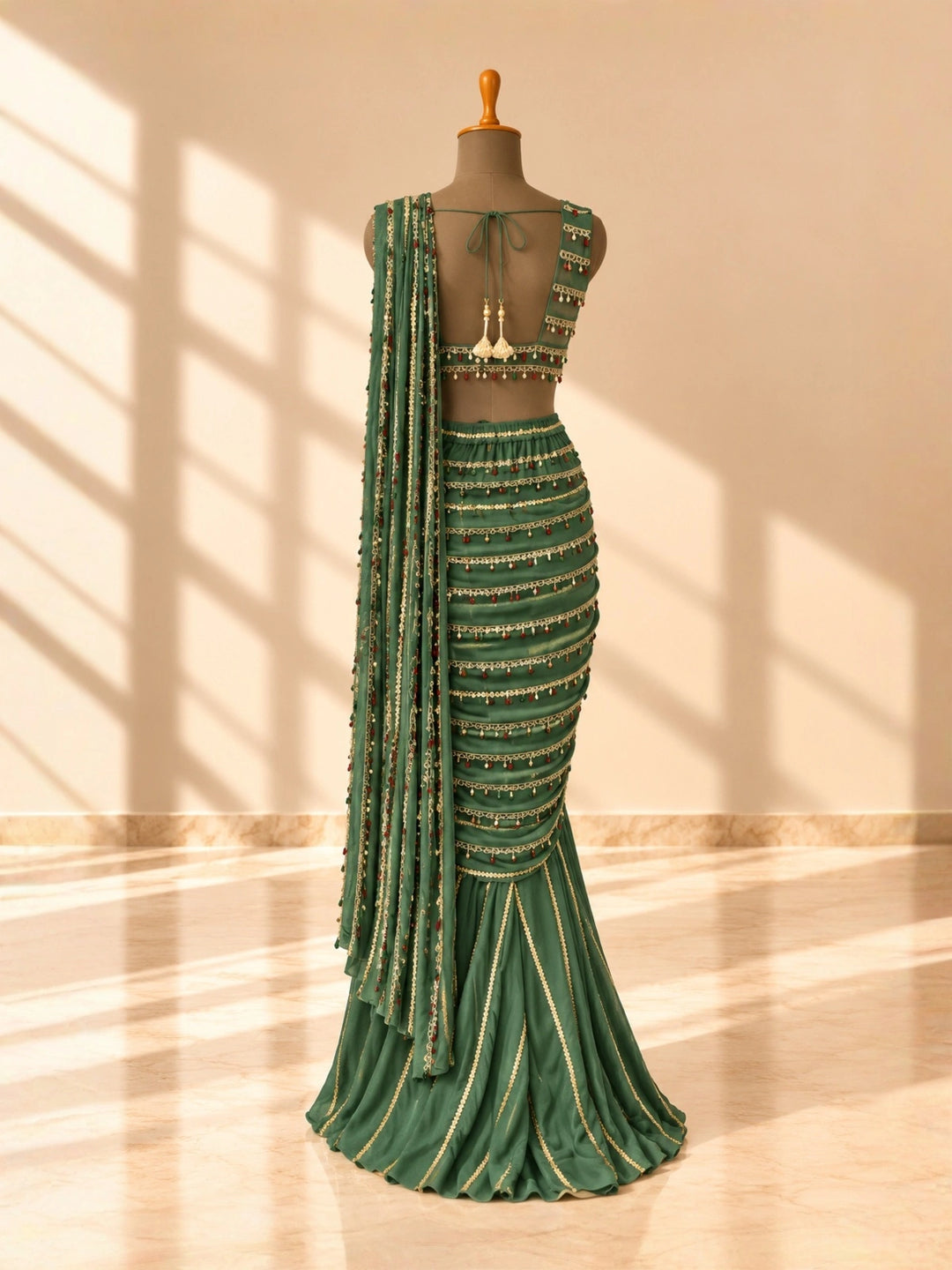 Riwa Pre drape saree