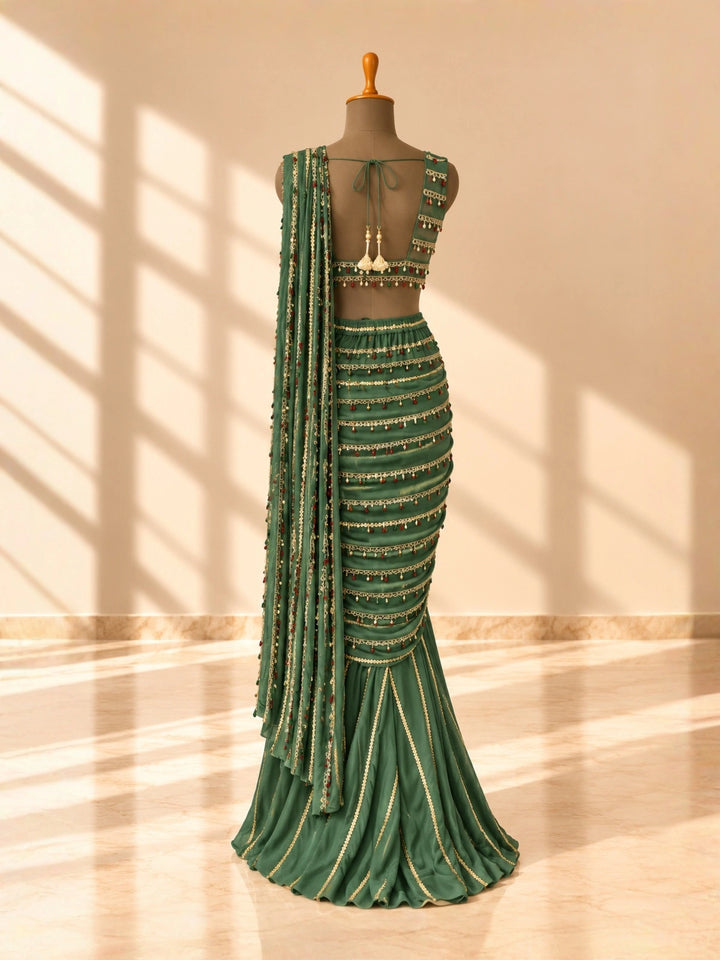 Riwa Pre drape saree