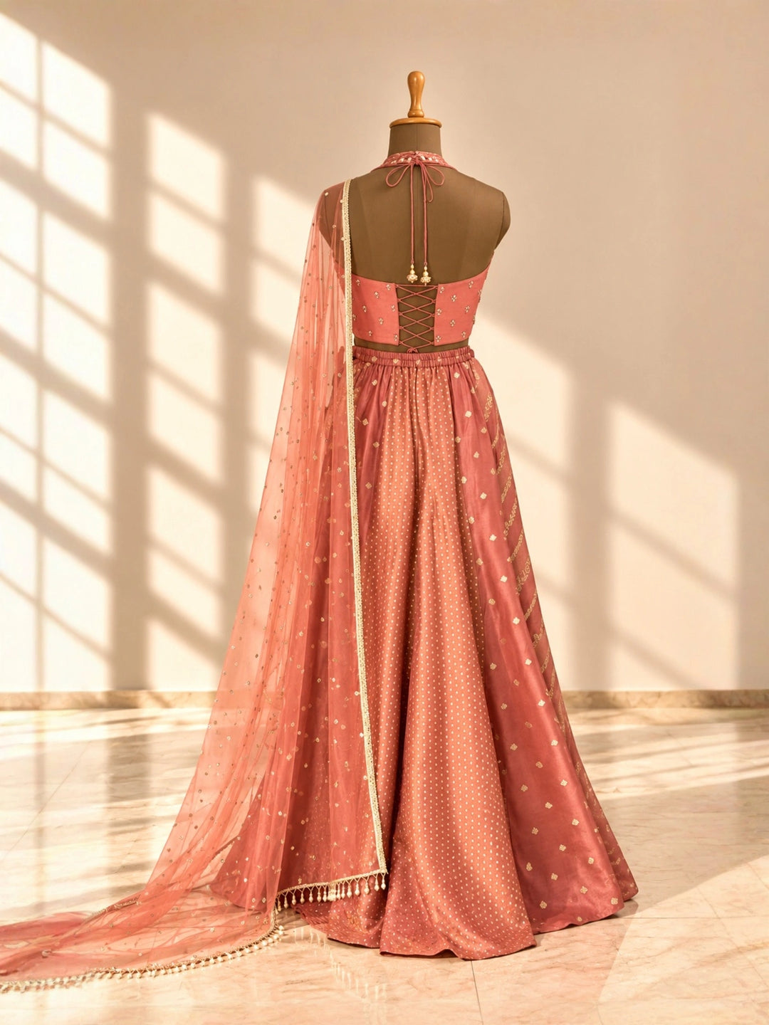 Jugnu With Jamewar Palazzo