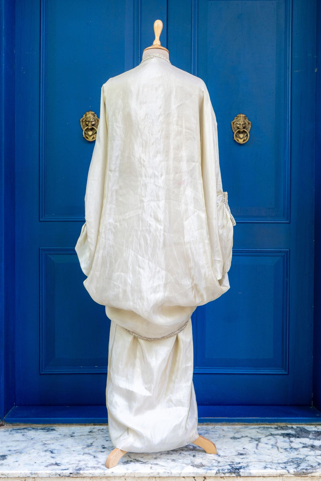 Ivory tissue jacket set