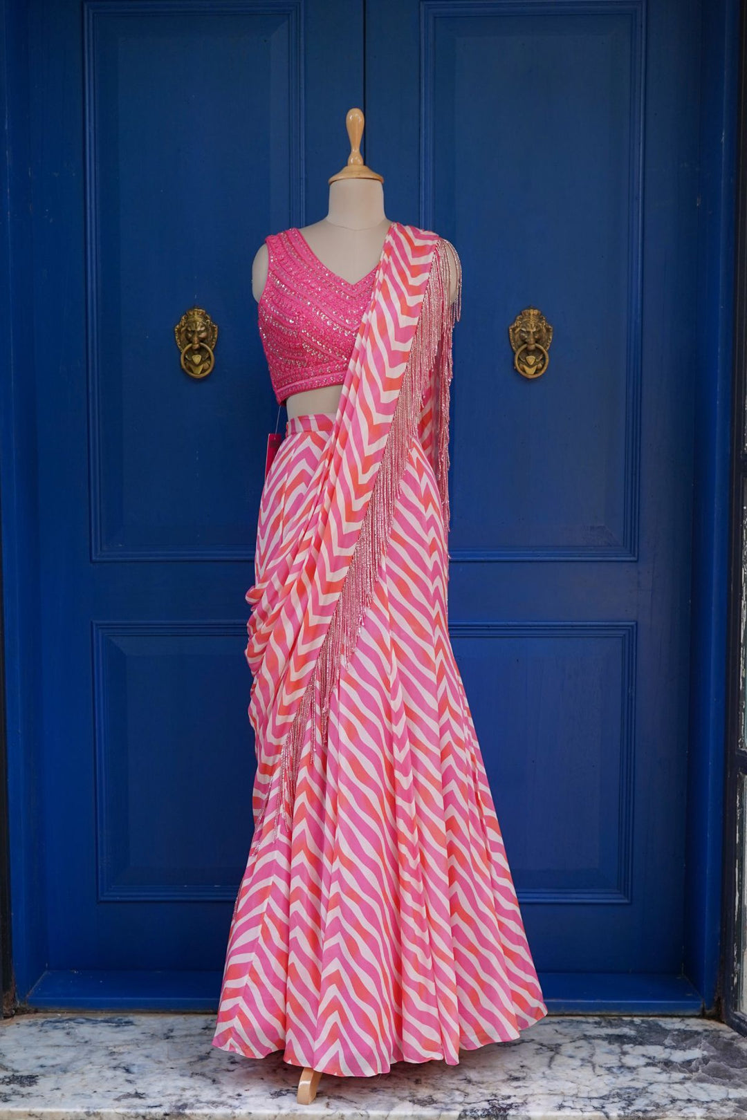 Akira Pre drape saree