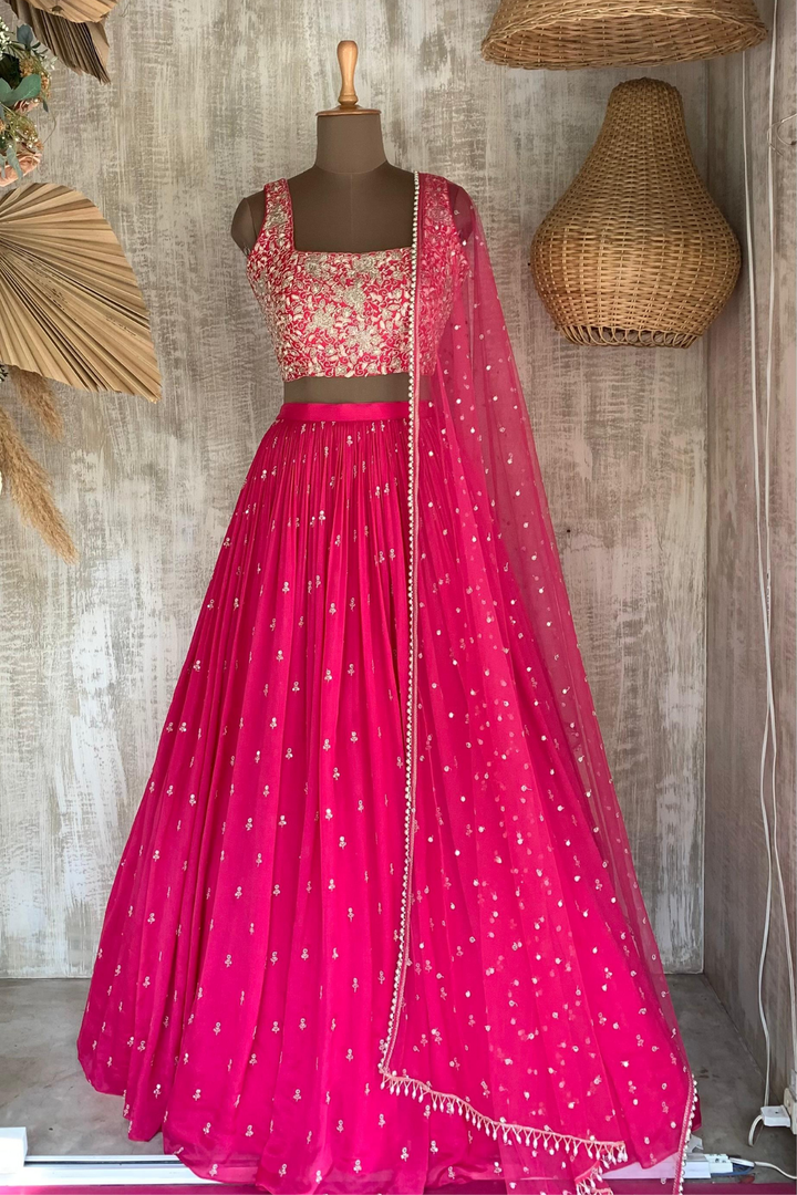 Hot Pink Aries Rushing Skirt