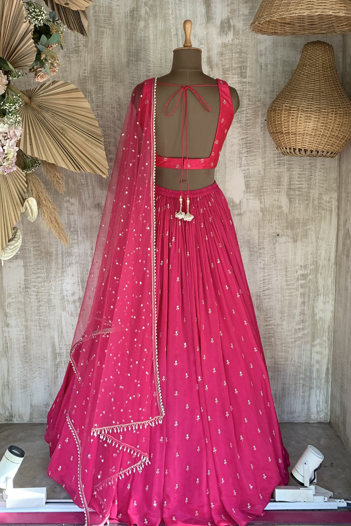 Hot Pink Aries Rushing Skirt