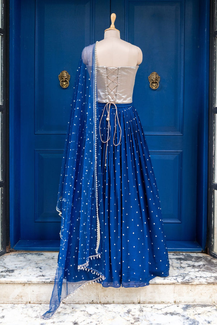 Blue Marigold rushing skirt