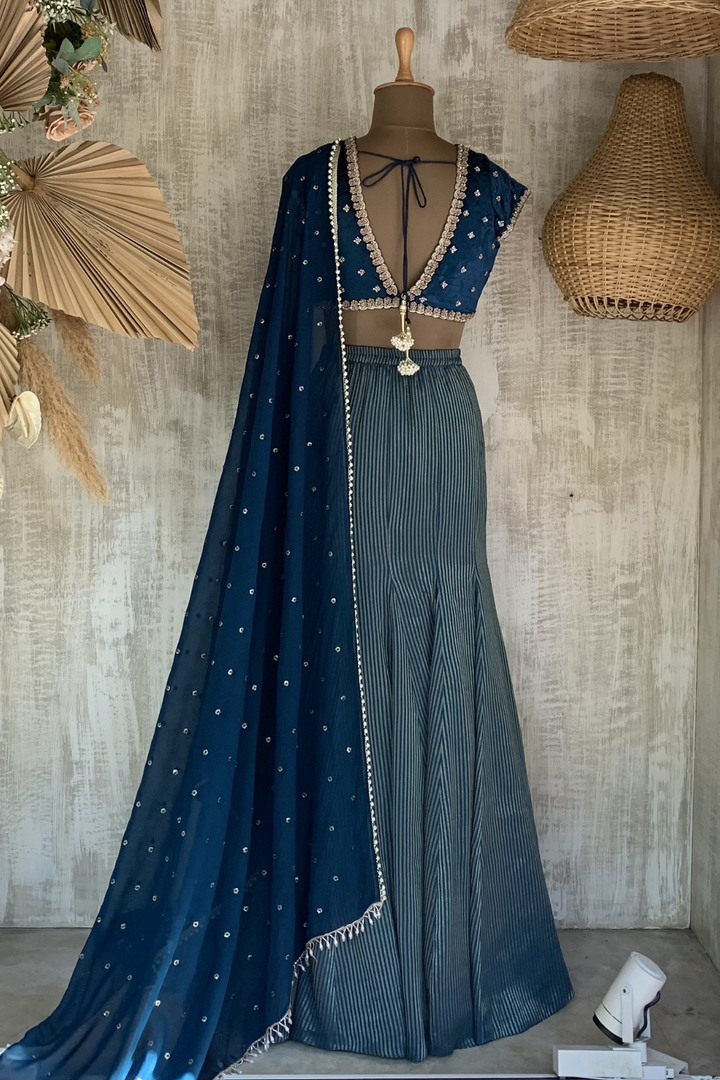 Blue Tissue Kavya Gusset Skirt