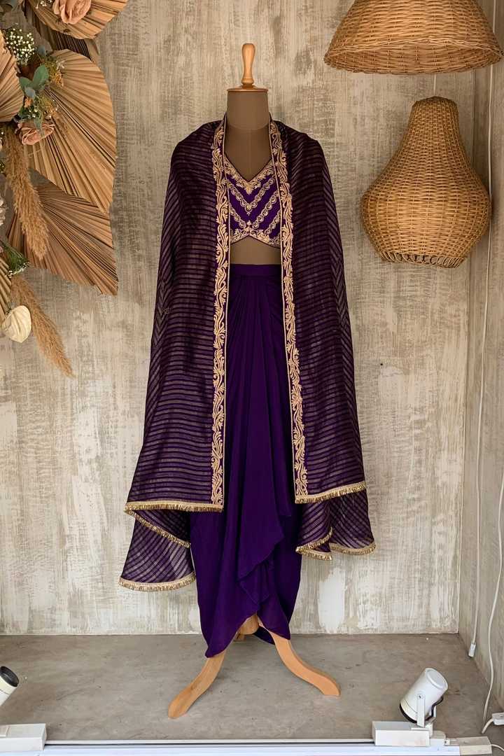 PURPLE CAPE SET