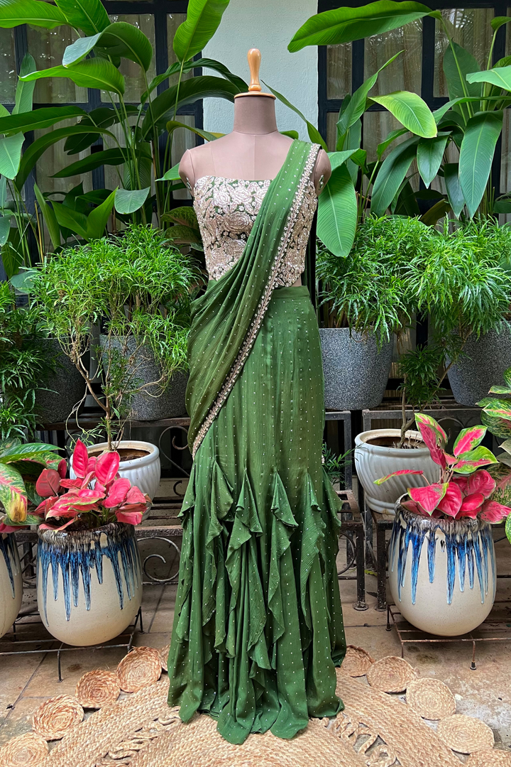 BIANCA CORSET PRE DRAPE SAREE
