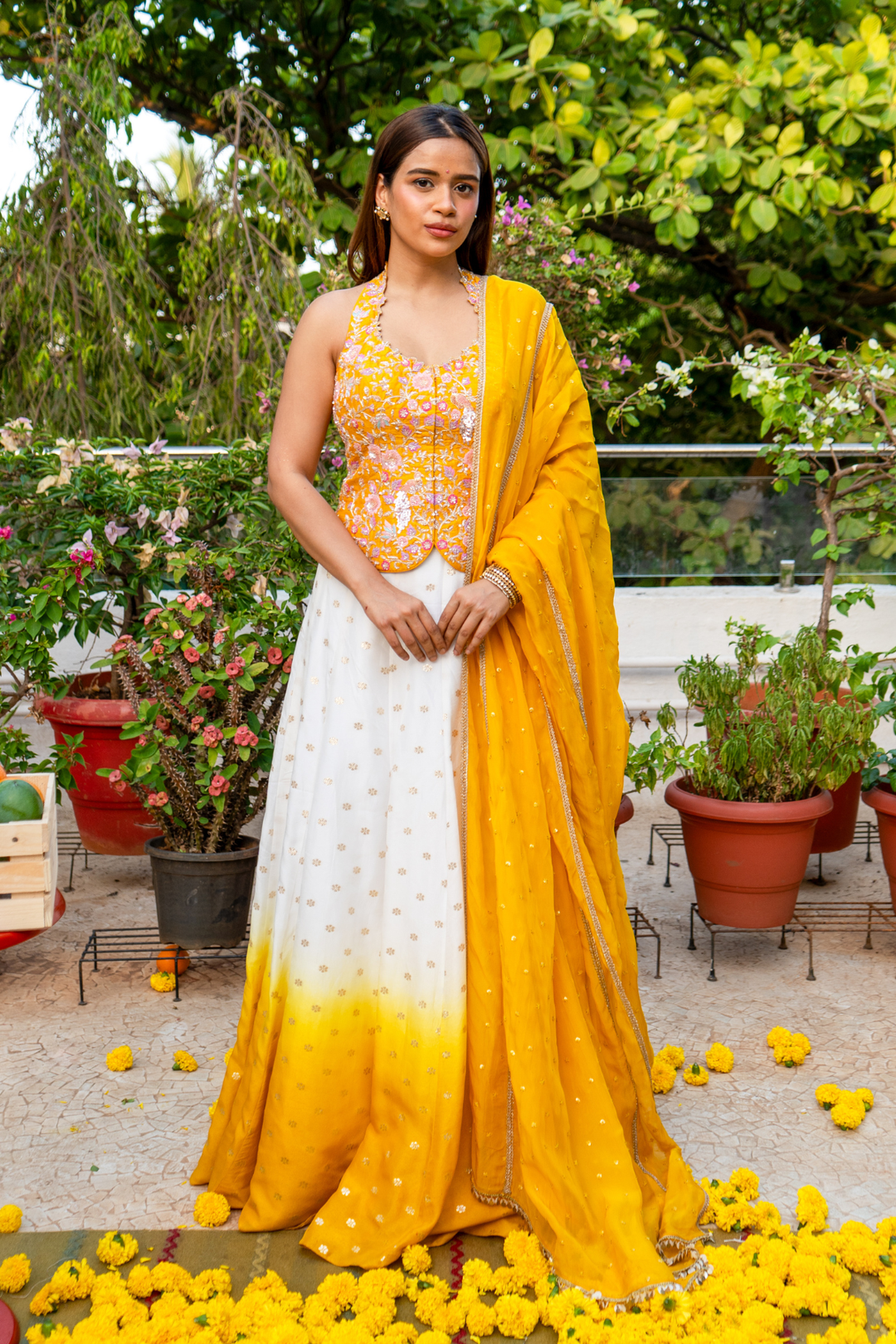 ZEENAT OMBRE LEHENGA