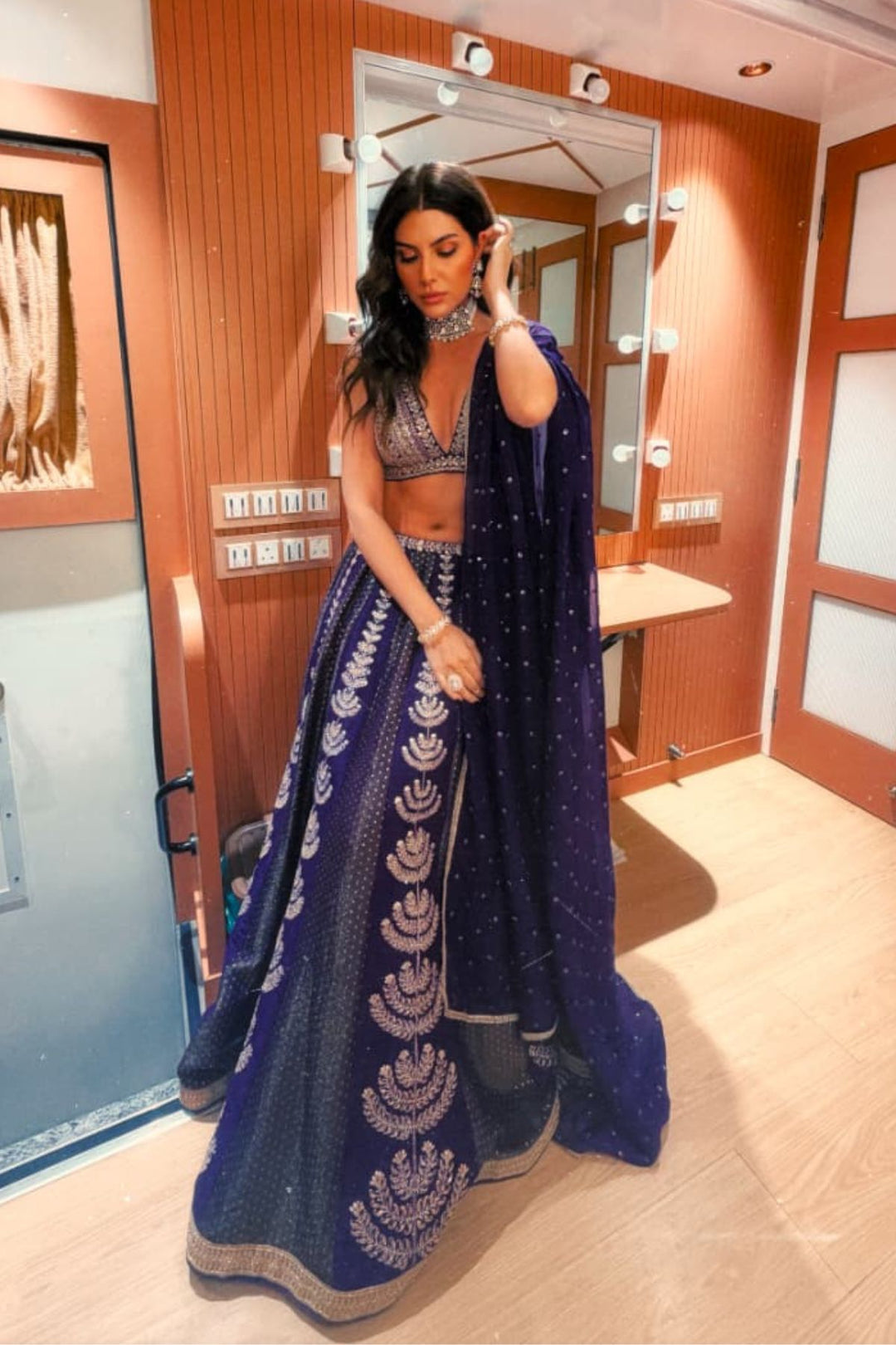 Elnaaz in Maitri Lehenga