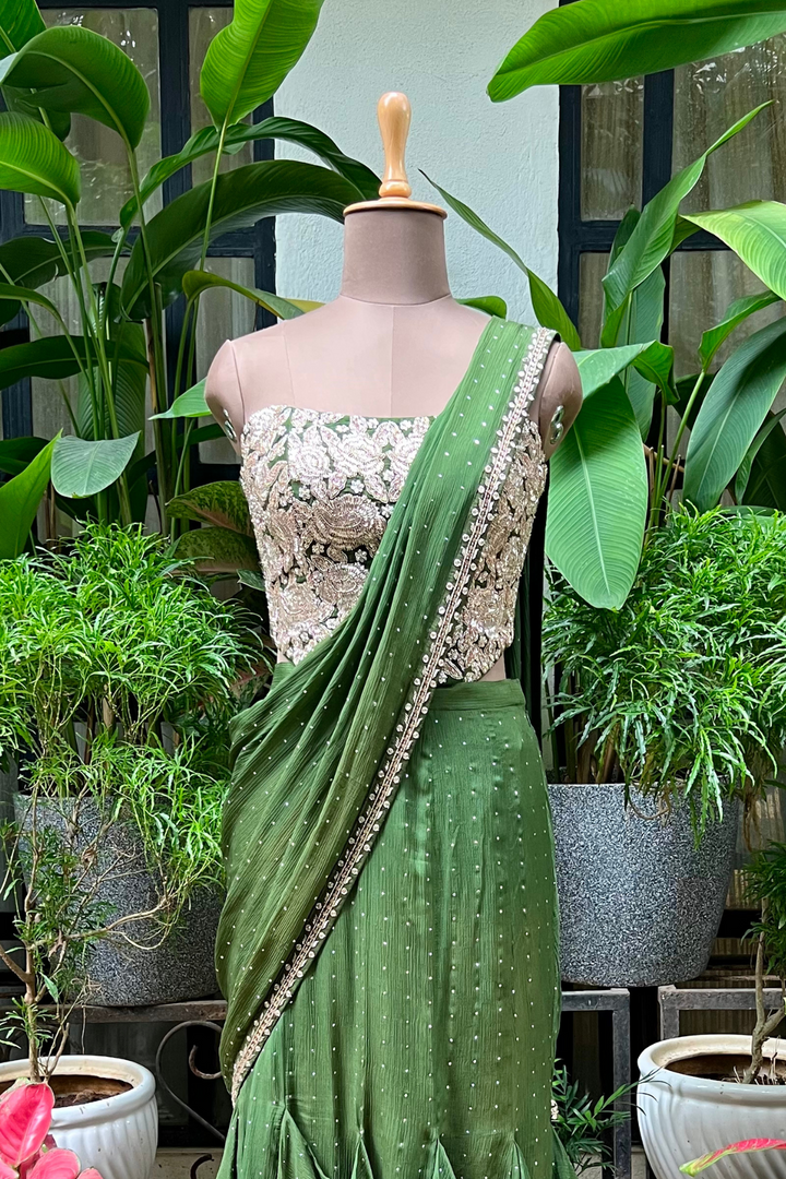 BIANCA CORSET PRE DRAPE SAREE