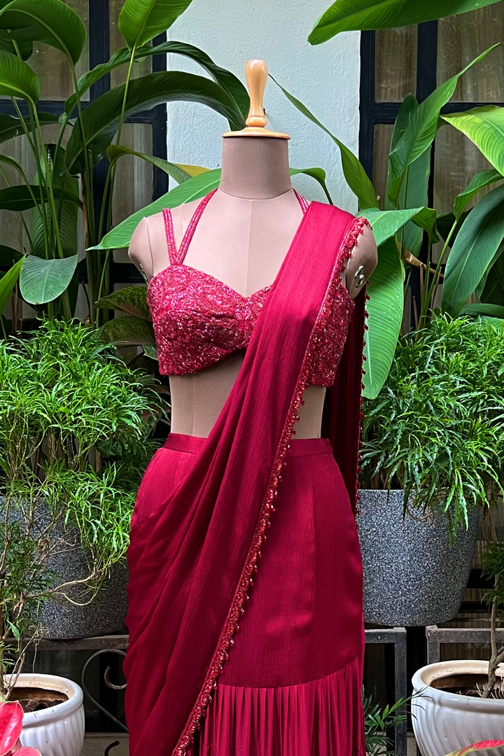 AURA PRE DRAPE SAREE