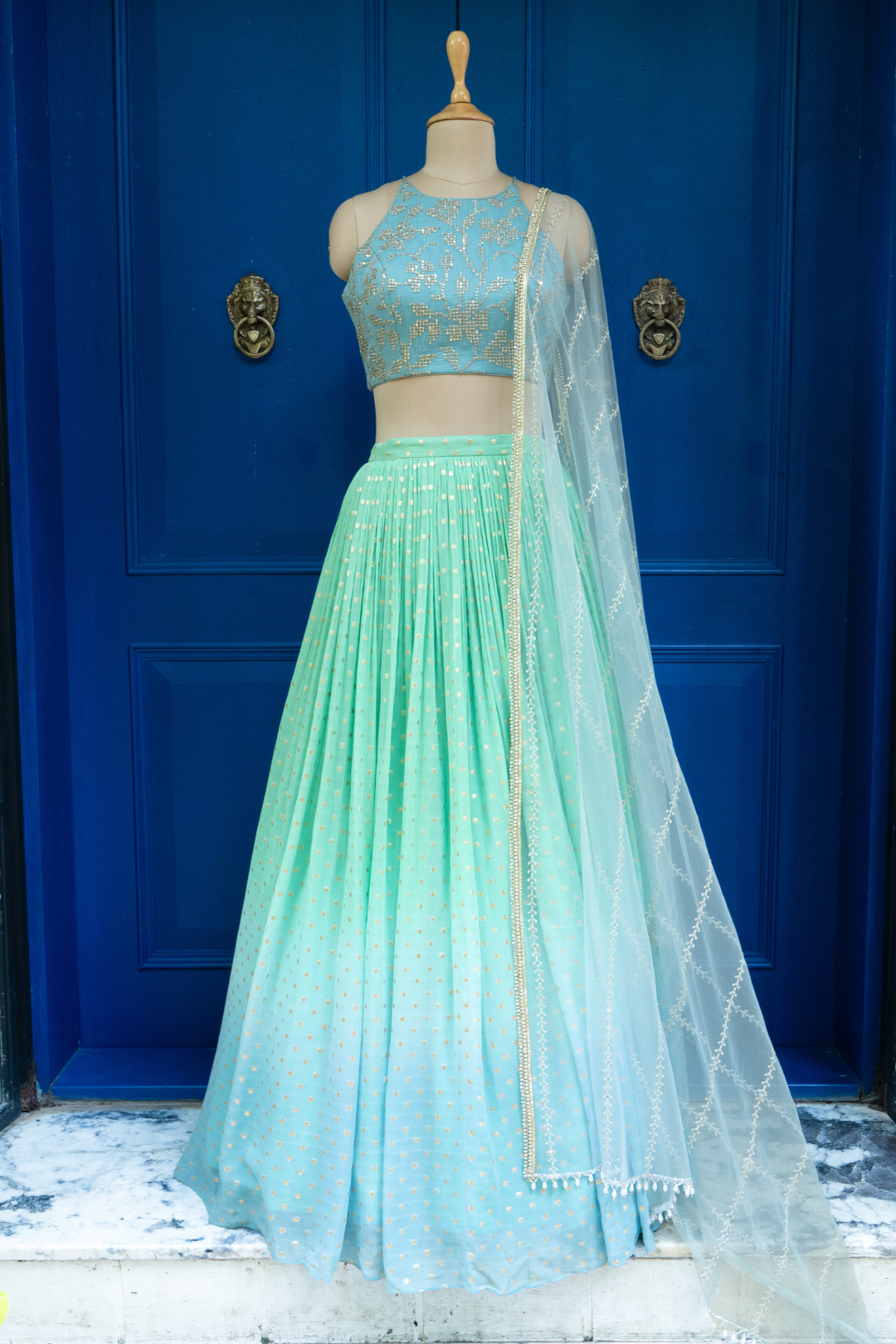Emma Fiza Rushing Lehenga Set