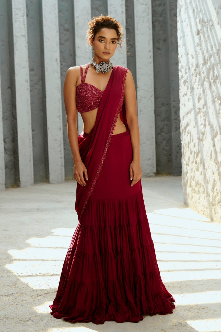 AURA PRE DRAPE SAREE