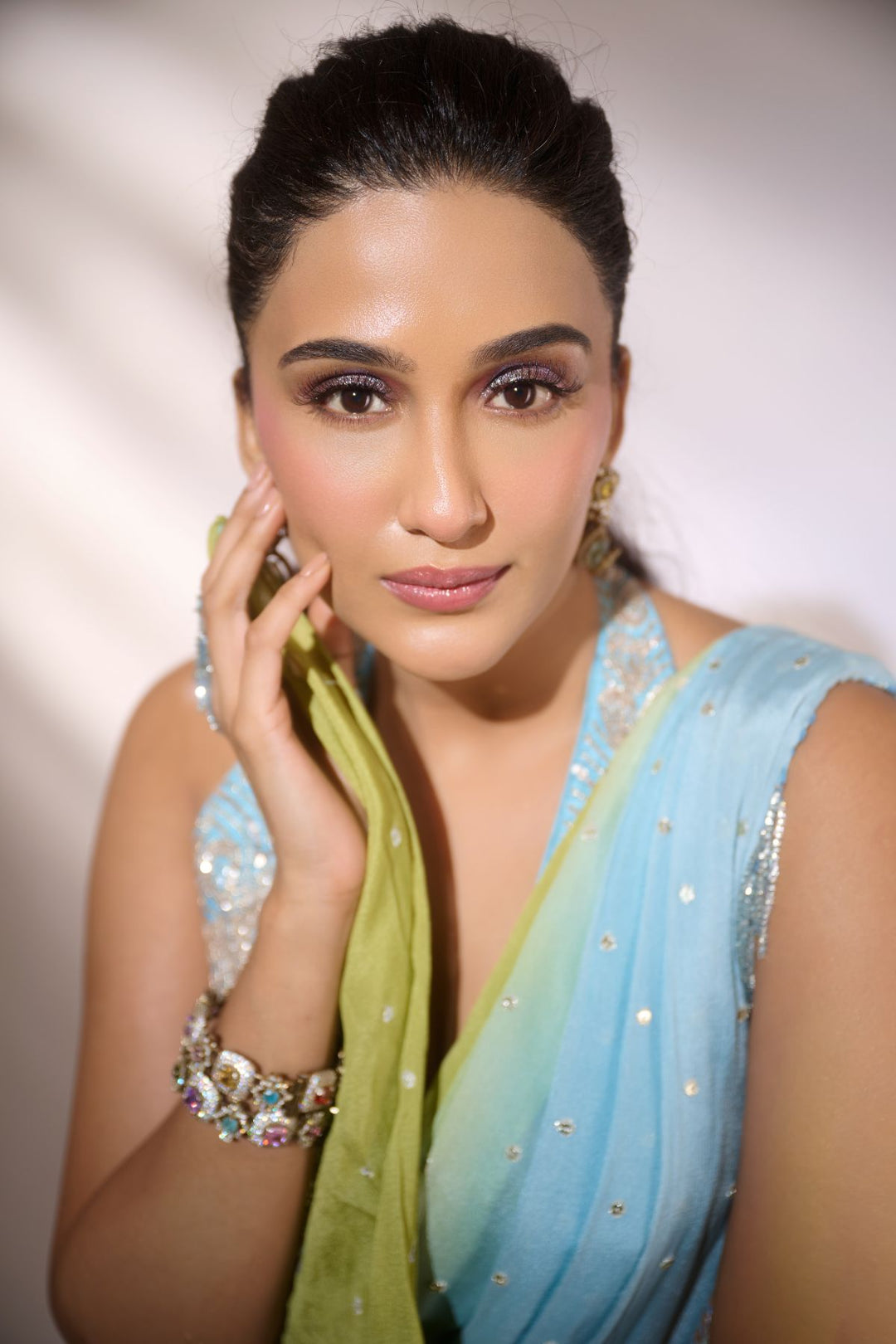 Nimrit Ahluwalia in THEA OMBRE SAREE