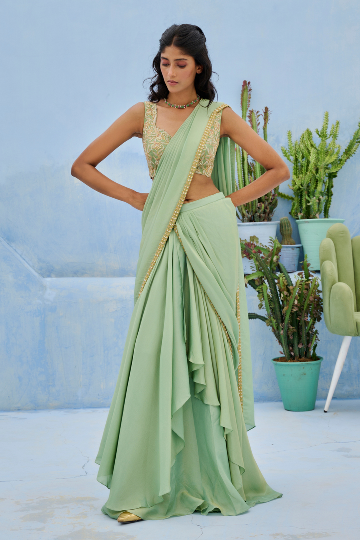 HASEEN PRE-DRAPE SAREE
