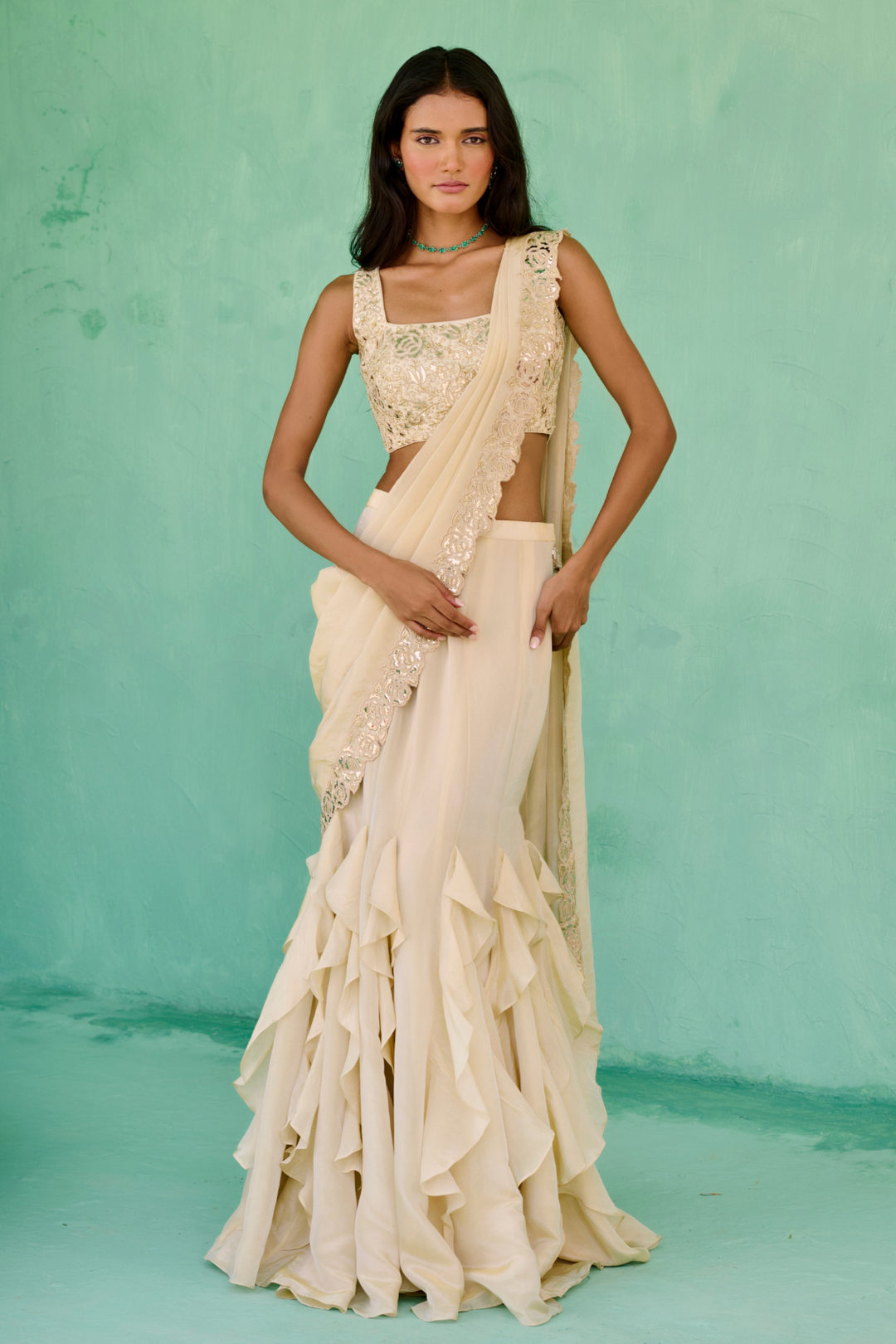 ZIYA PRE-DRAPE SAREE