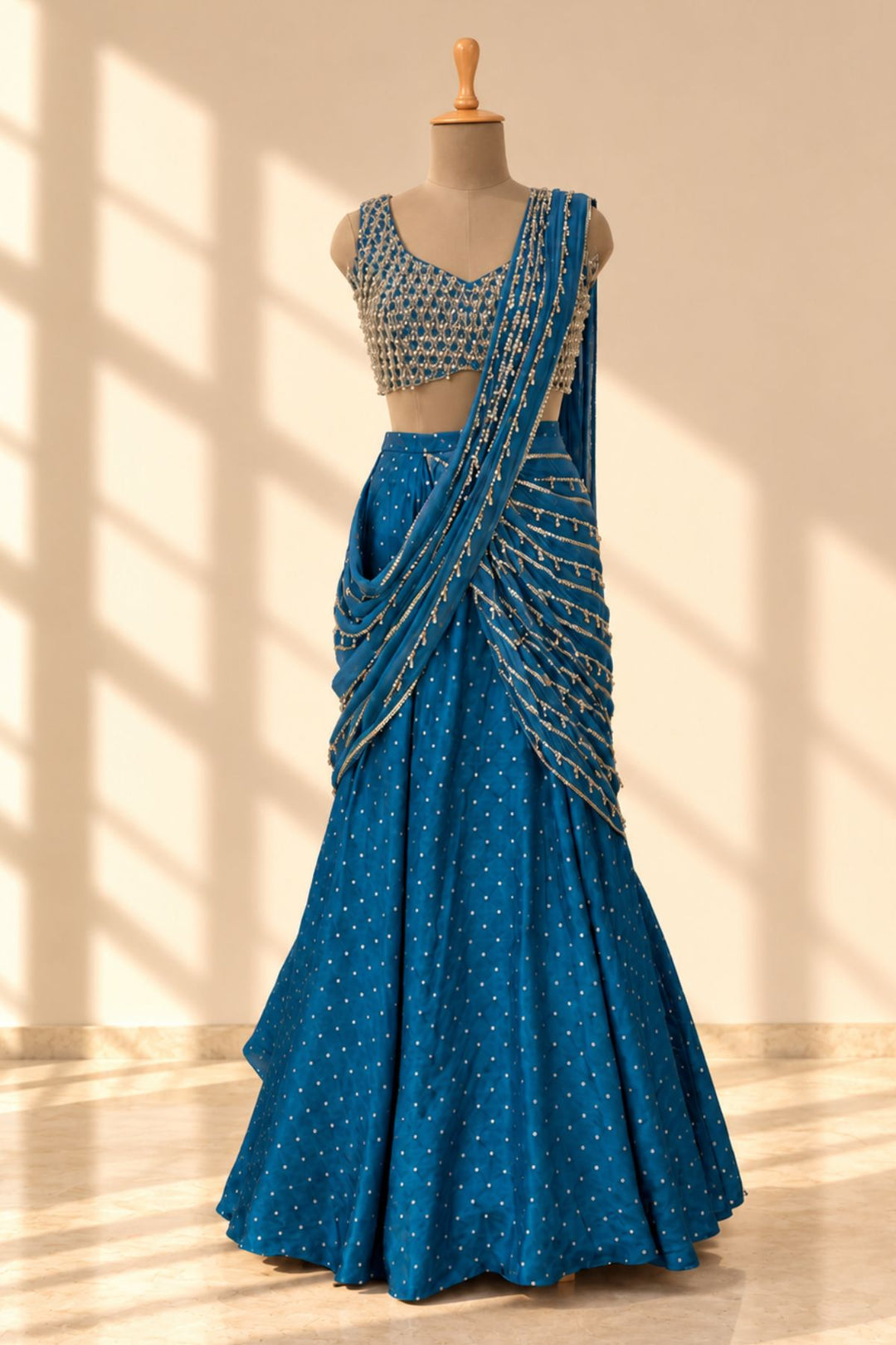 Blue kashish saree