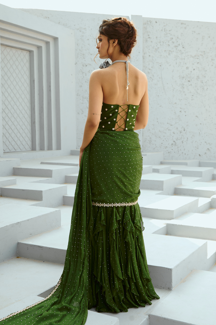 BIANCA CORSET PRE DRAPE SAREE