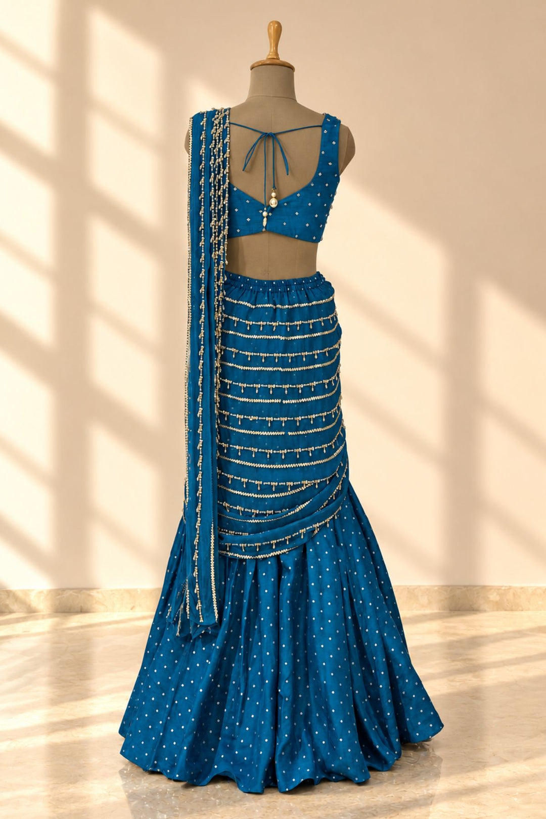 Blue kashish saree