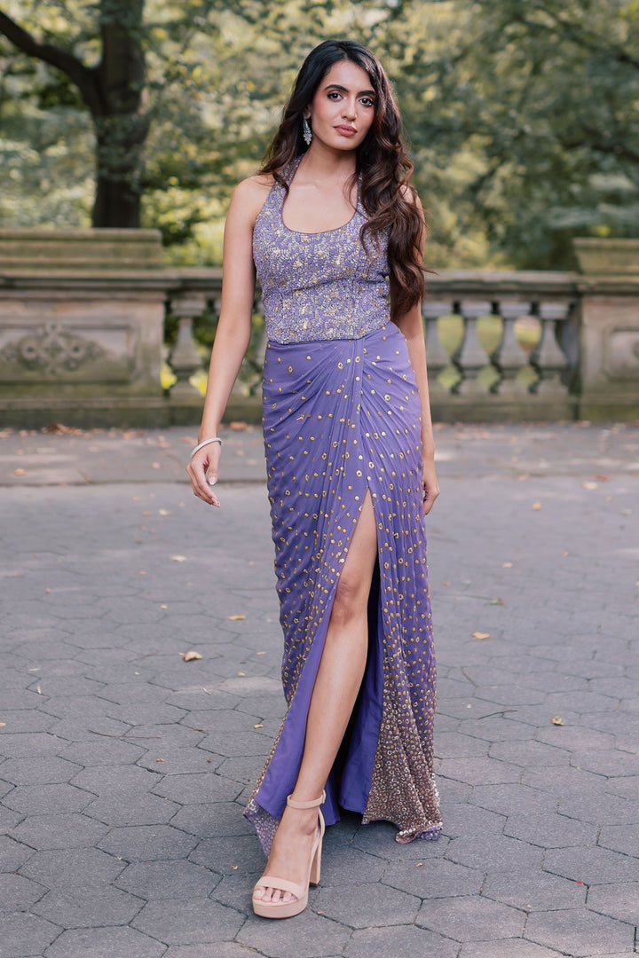 ZIA SLIT SKIRT