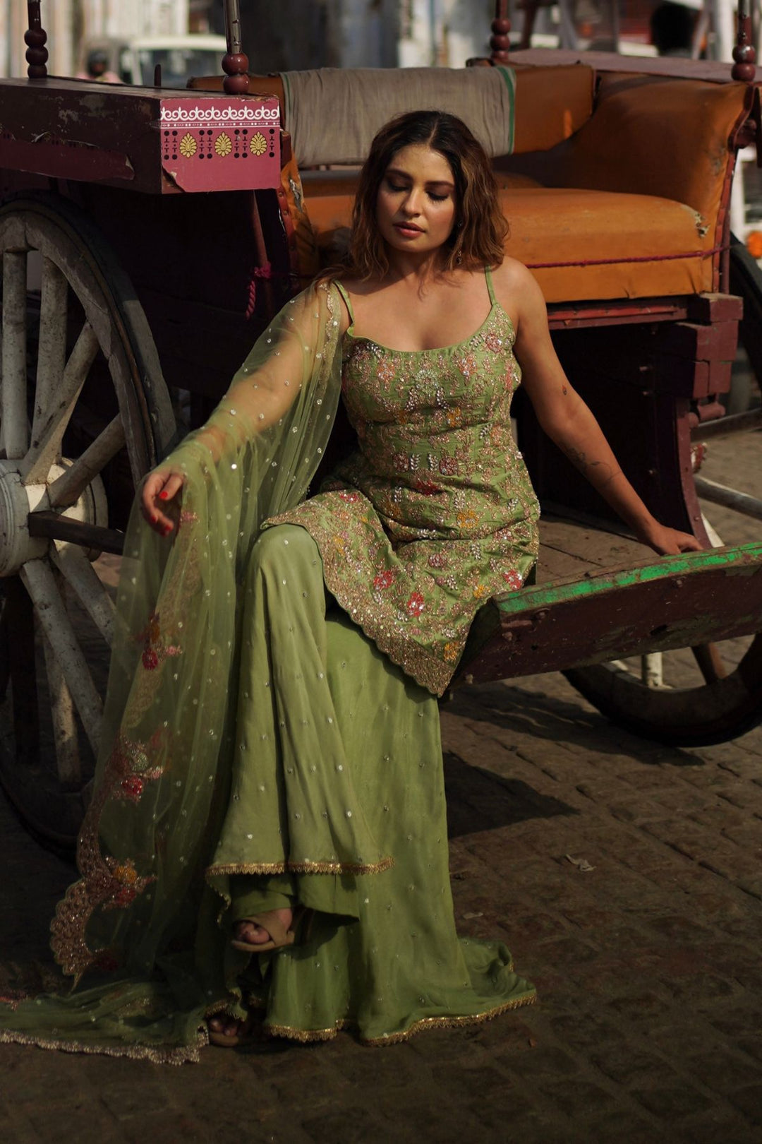 Aarushi in Revati Sharara