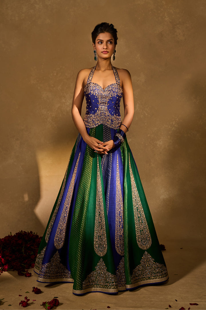 BLUE NAINA LEHENGA