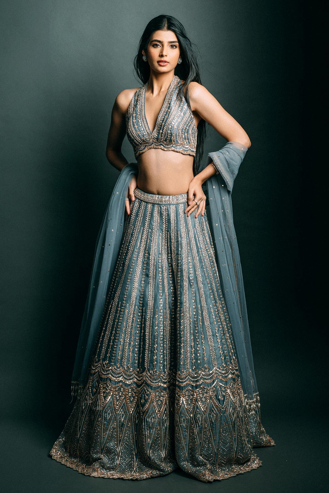URJA IN RAZIA LEHENGA SET
