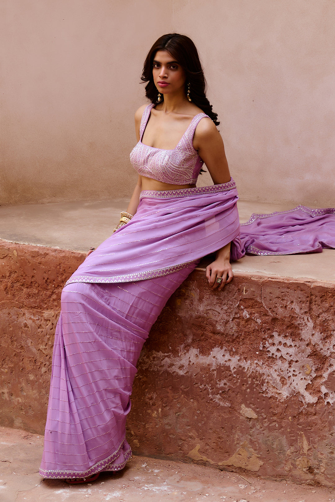 Layla Drape Saree