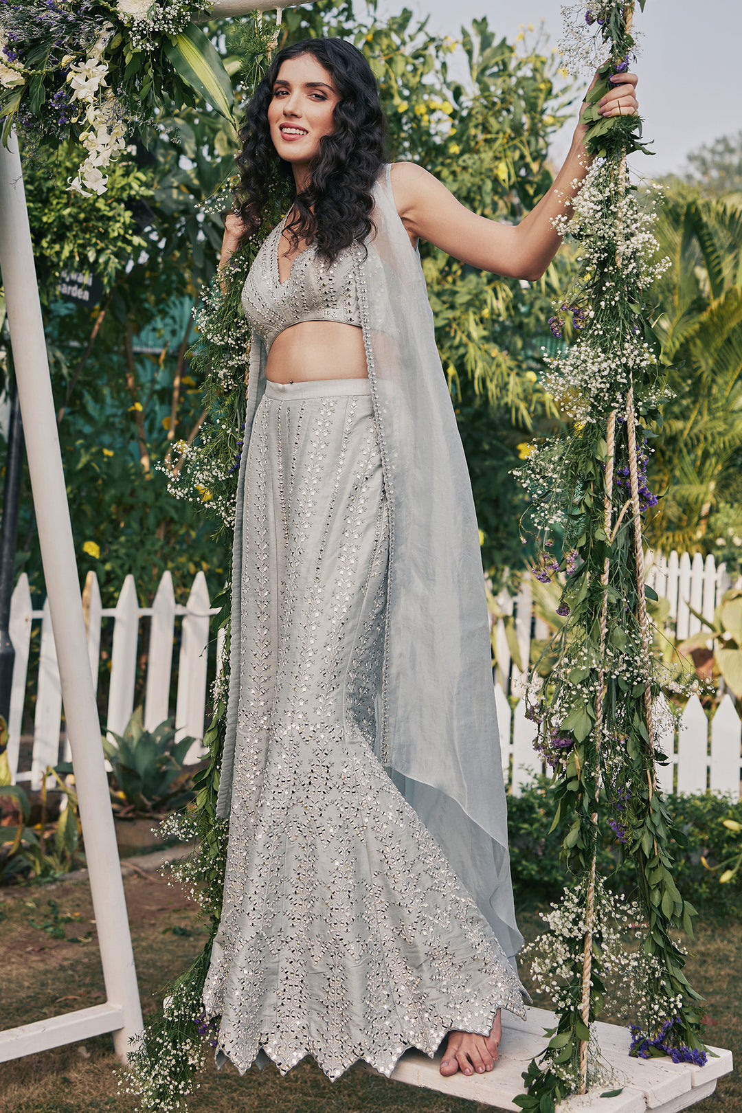 Grey Jacket Set