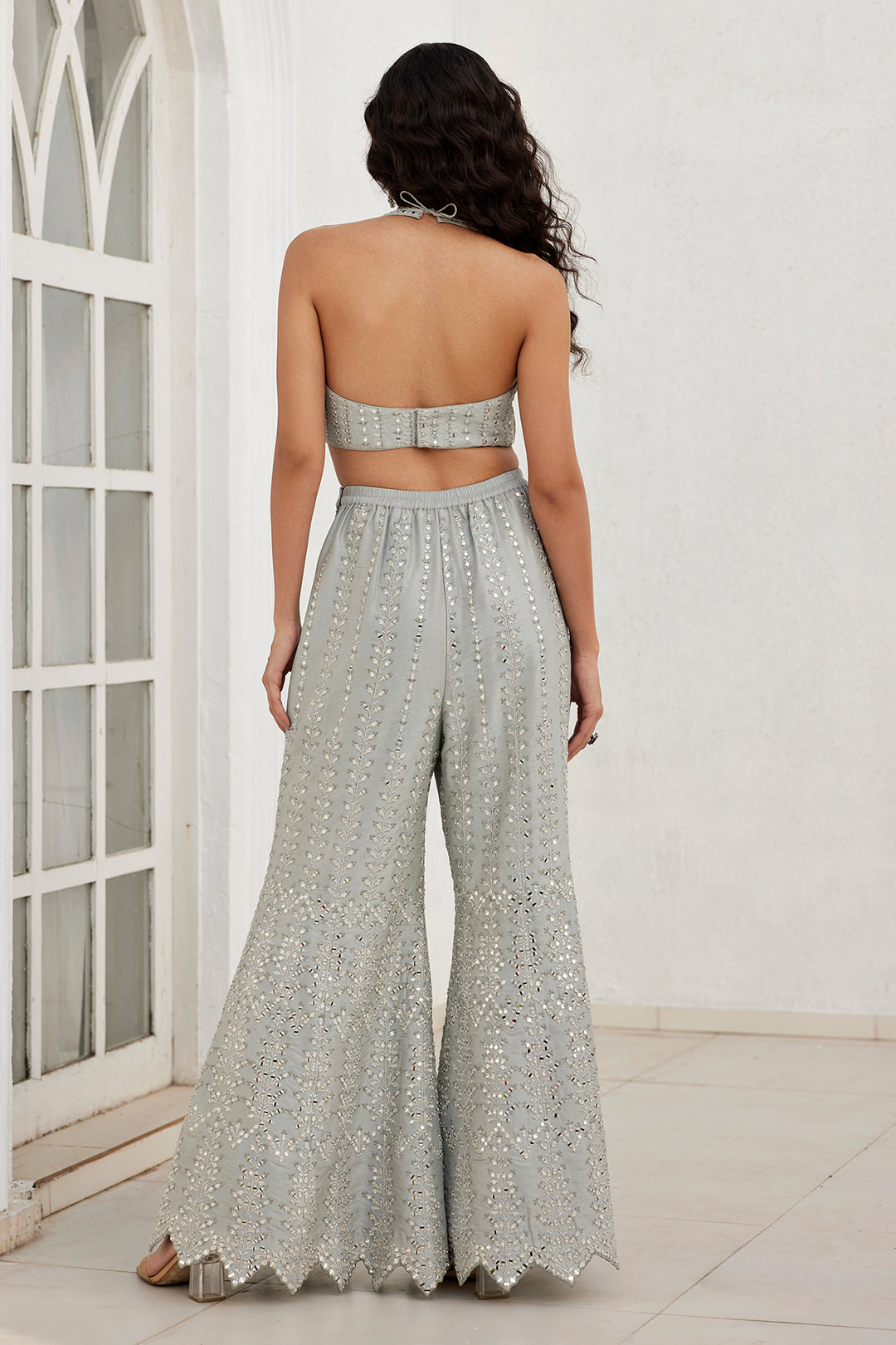 Grey Jacket Set