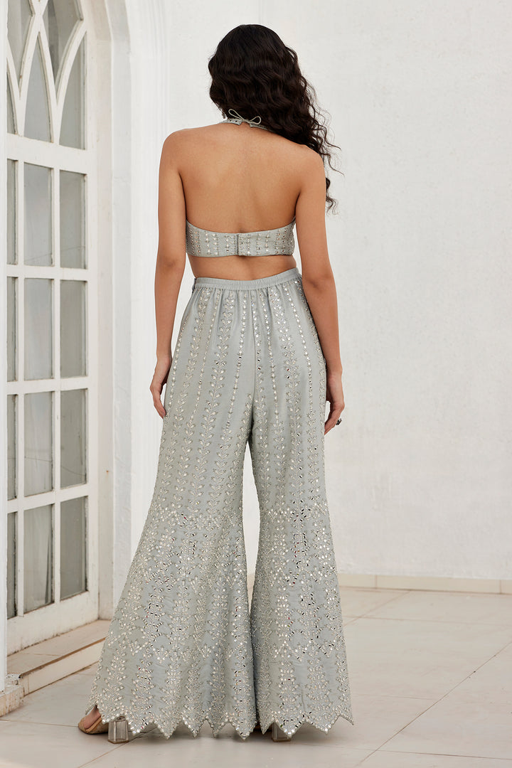 Grey Jacket Set
