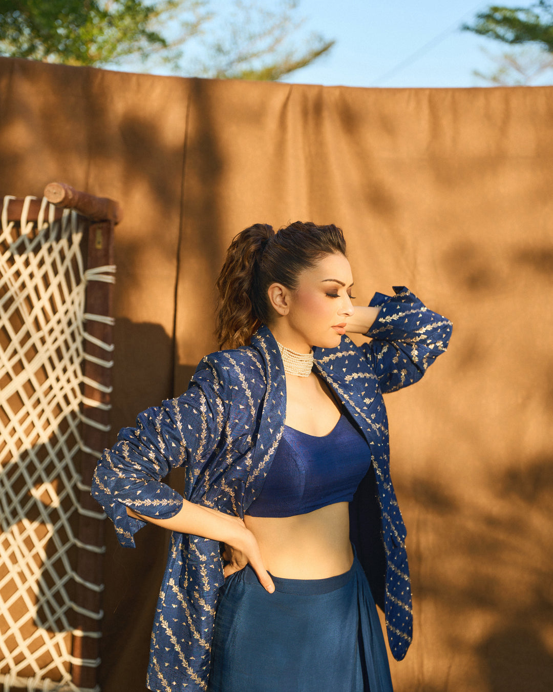 Hansika Motwani in Lena Blazer