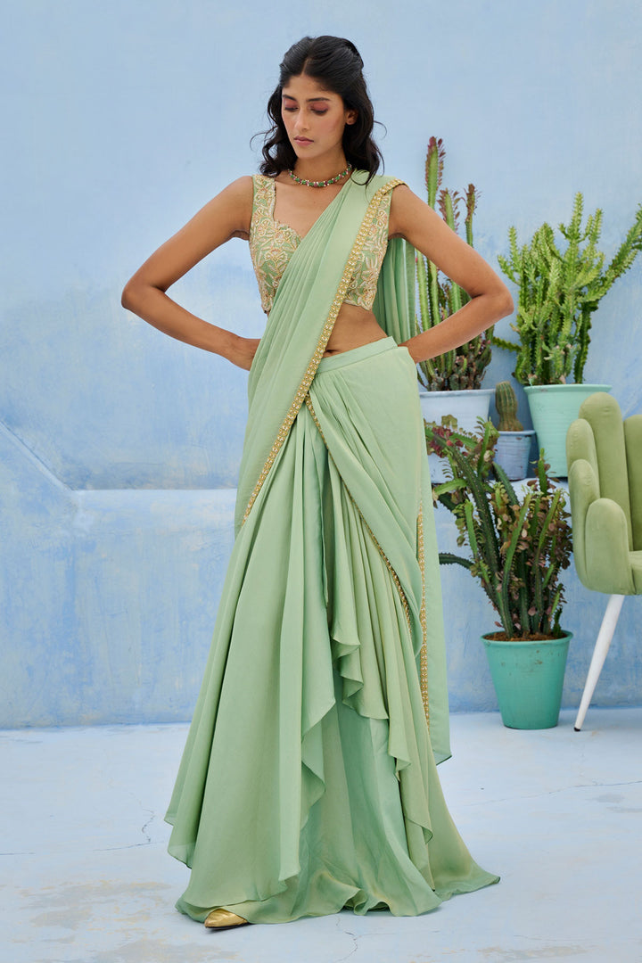 HASEEN PRE-DRAPE SAREE