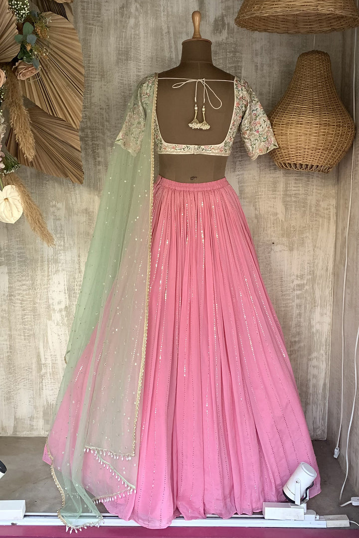 Pink Ismat Ruching Set