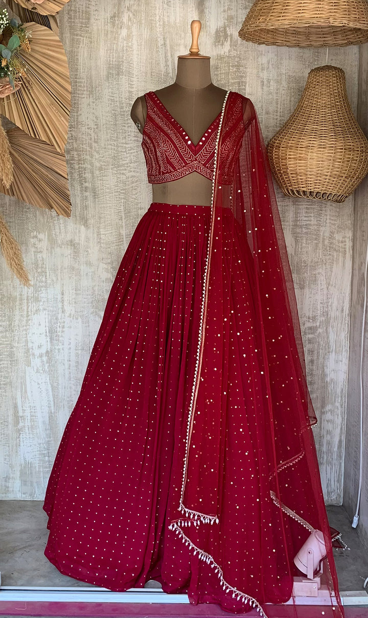 MAROON NAYANI CELESTIA RUSHING SET