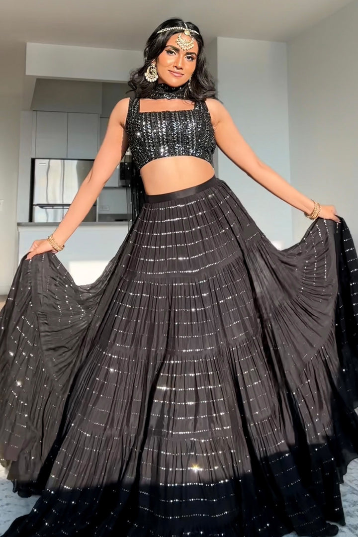 Vishakha in black August skirt
