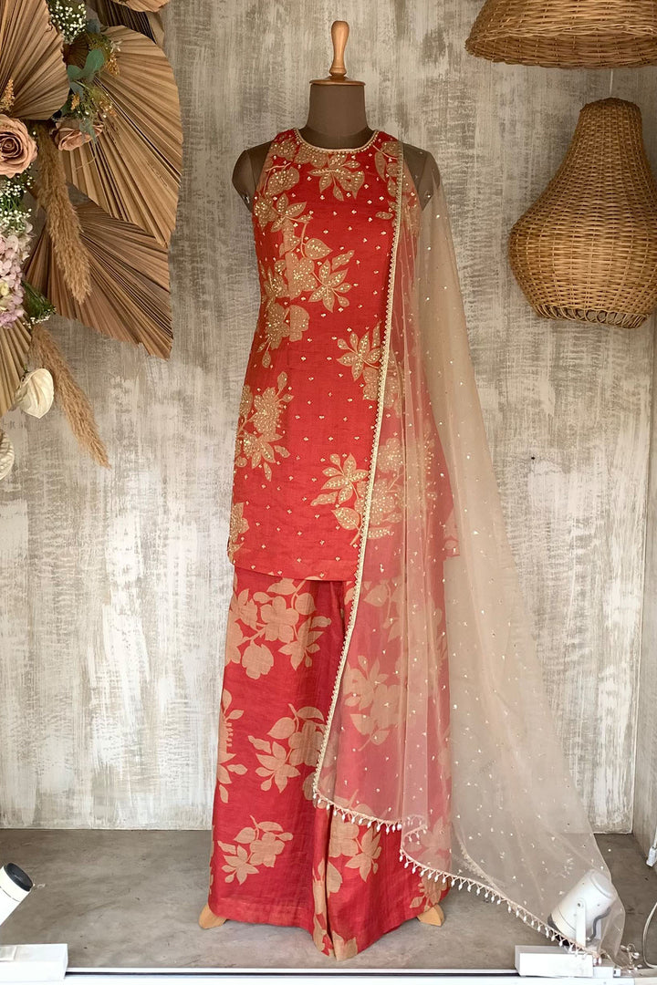 FLORAL KURTA PANT SET