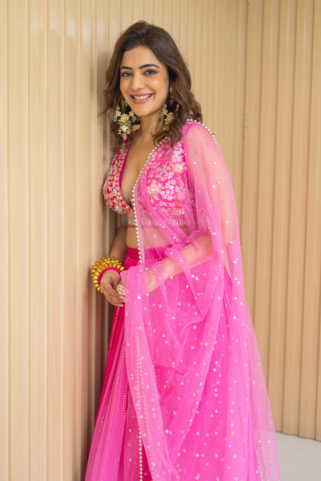 Nisha Aggarwal in Ombre Meadow Set