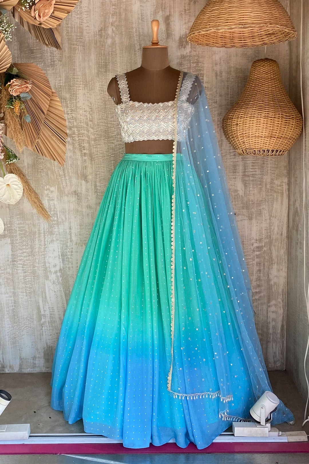 Ombre Ines Skirt Set