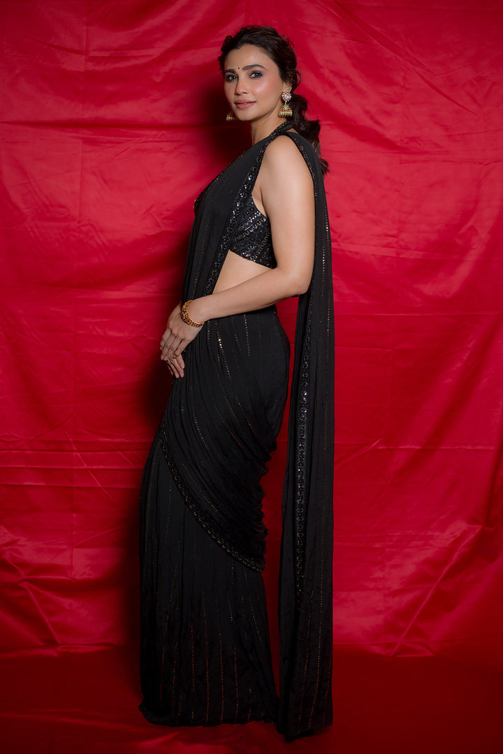 Daisy Shah in Adele  Saree Gown