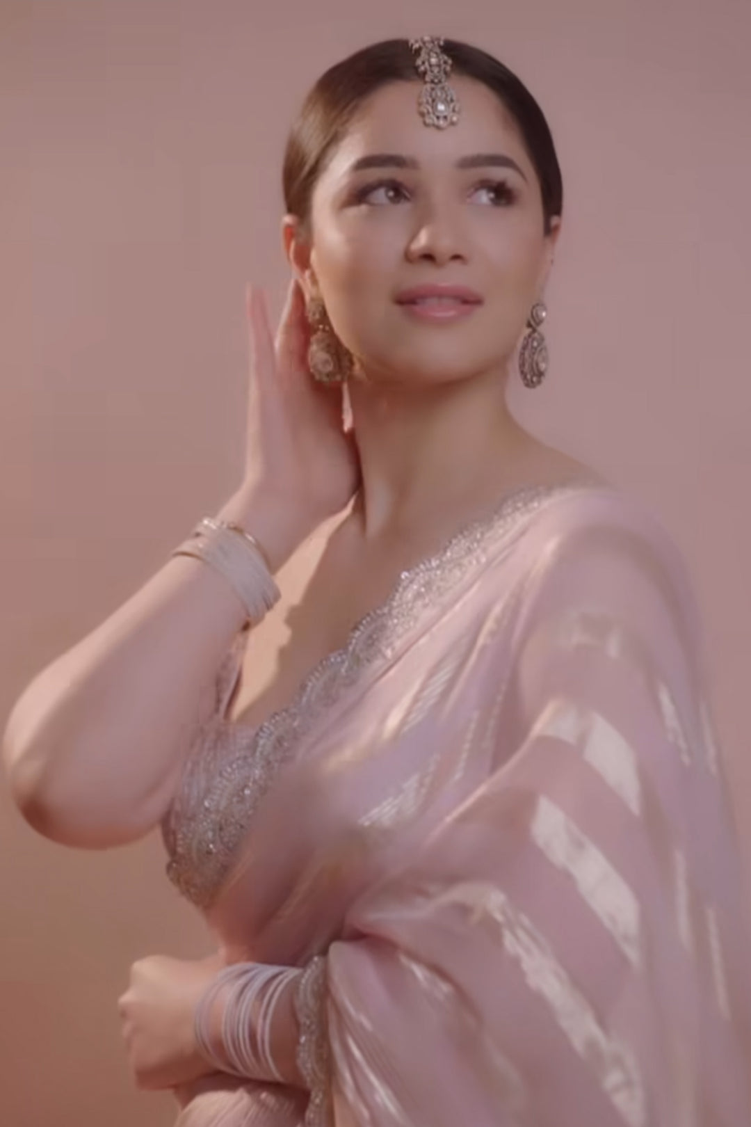 Sara Tendulkar in Radhika Saree