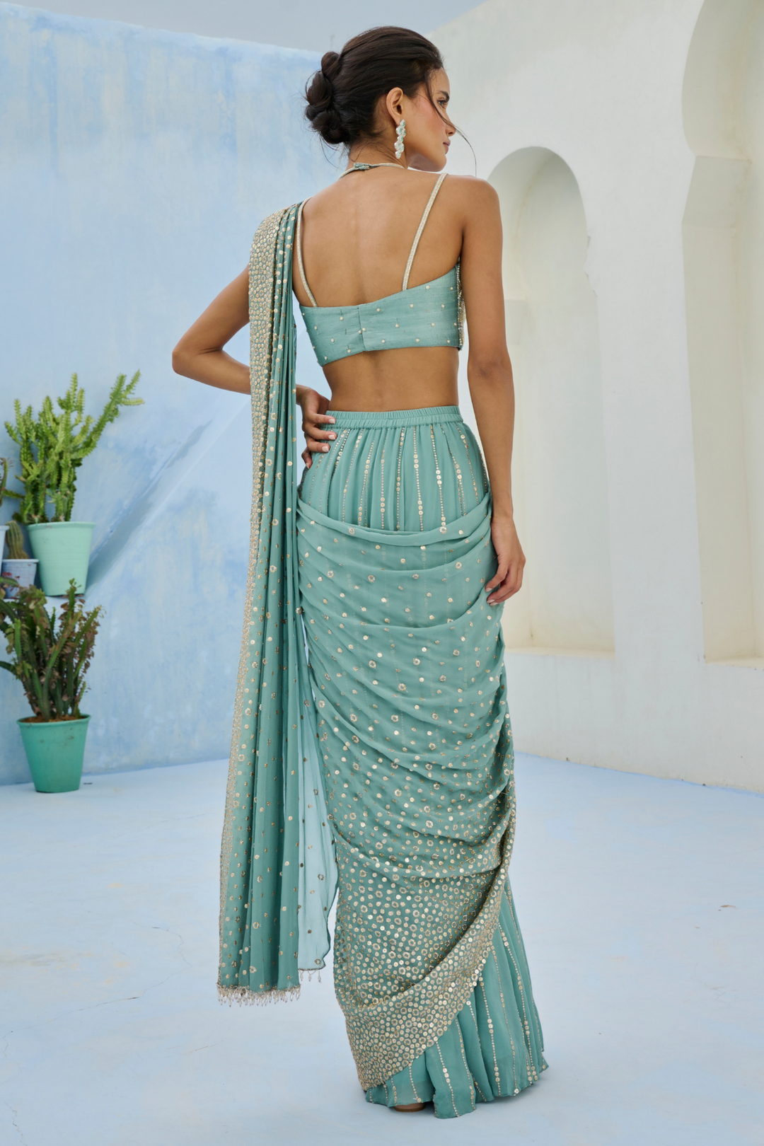 SUFI PRE-DRAPE SAREE