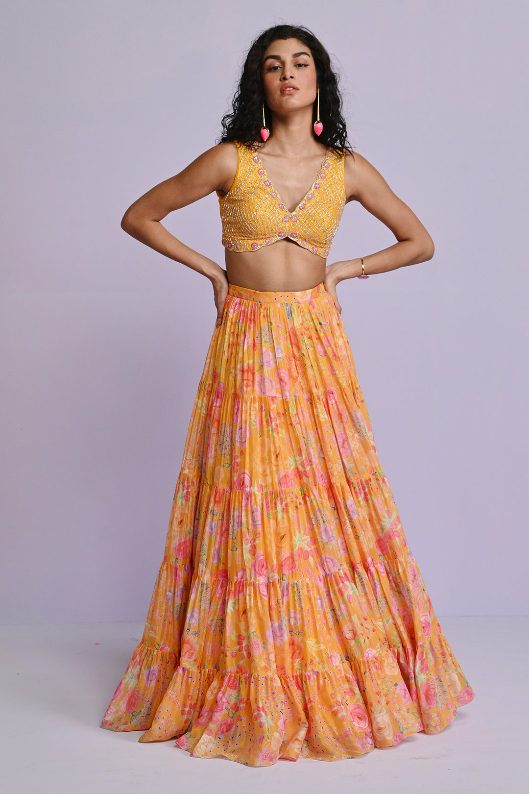Amira Georgette Frill Set
