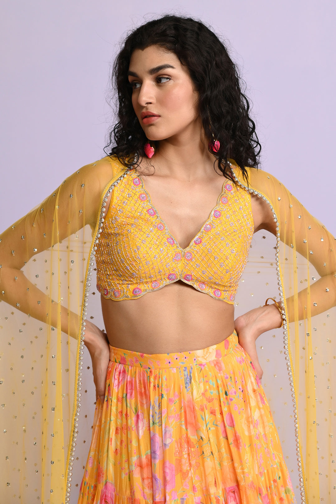 Amira Georgette Frill Set