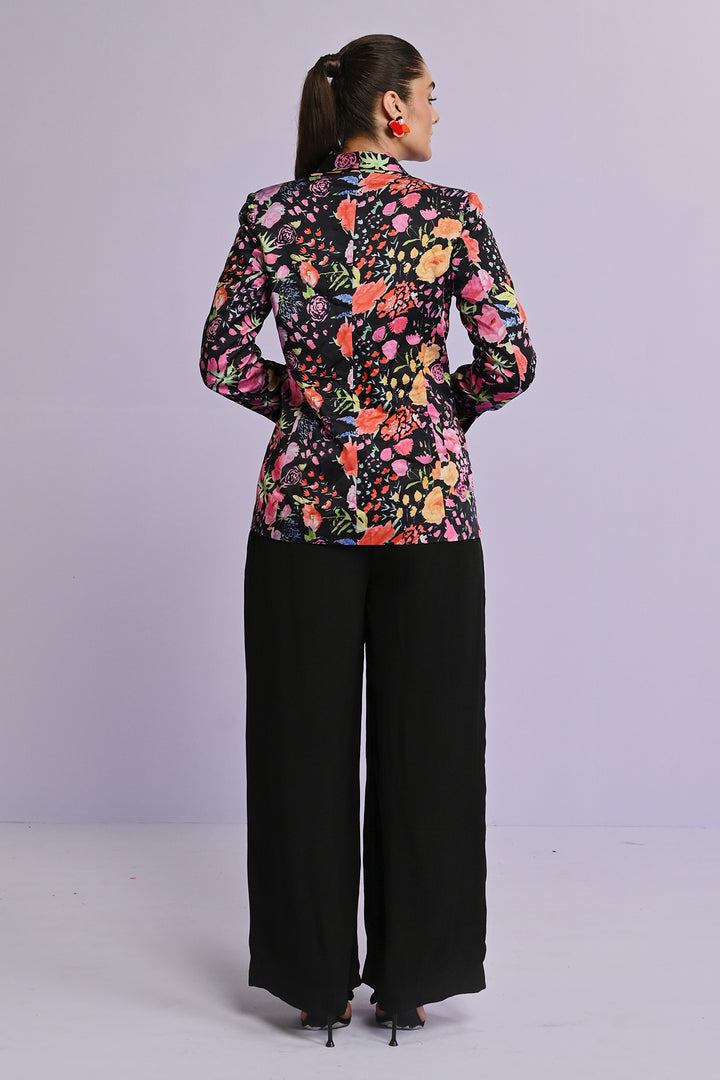 Norah Satin Blazer Set