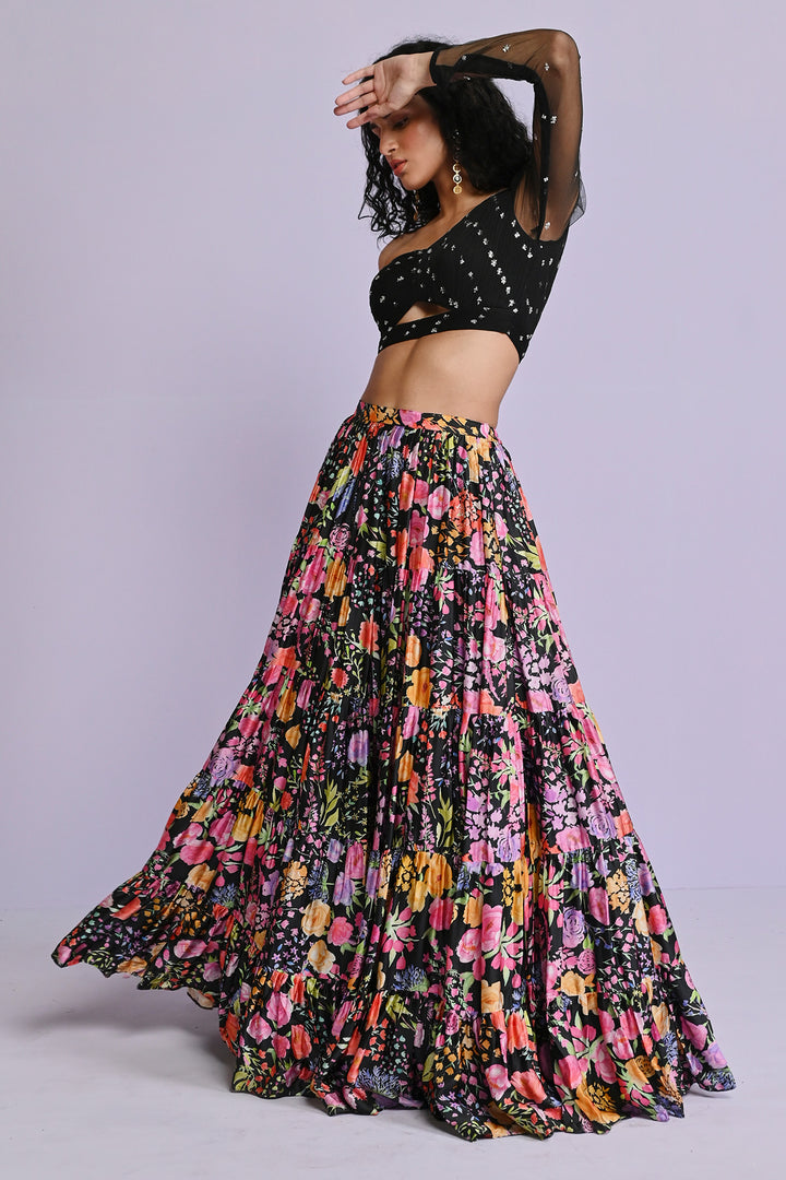 Norah Satin Hana Frill