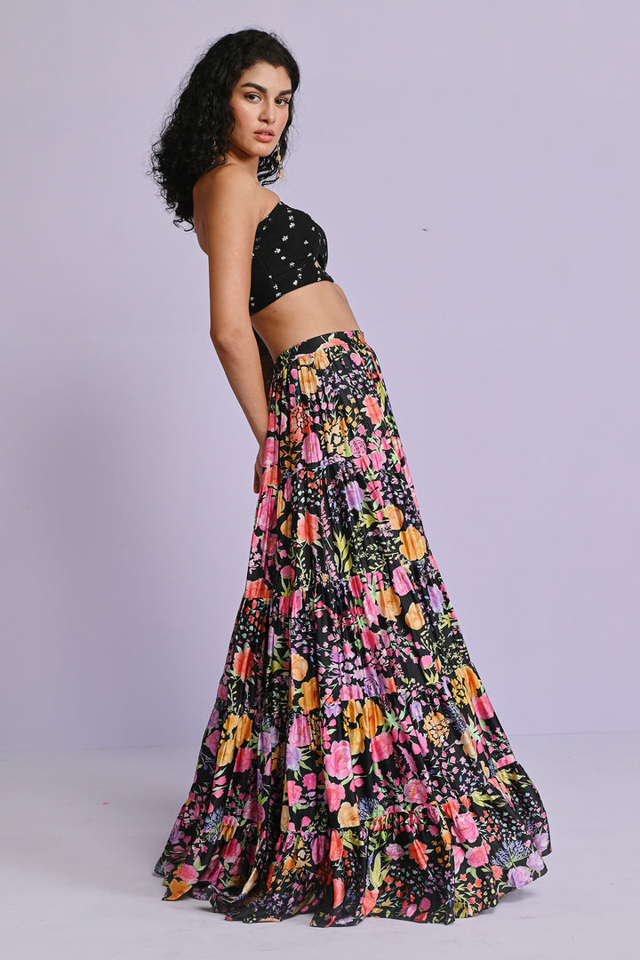 Norah Satin Hana Frill