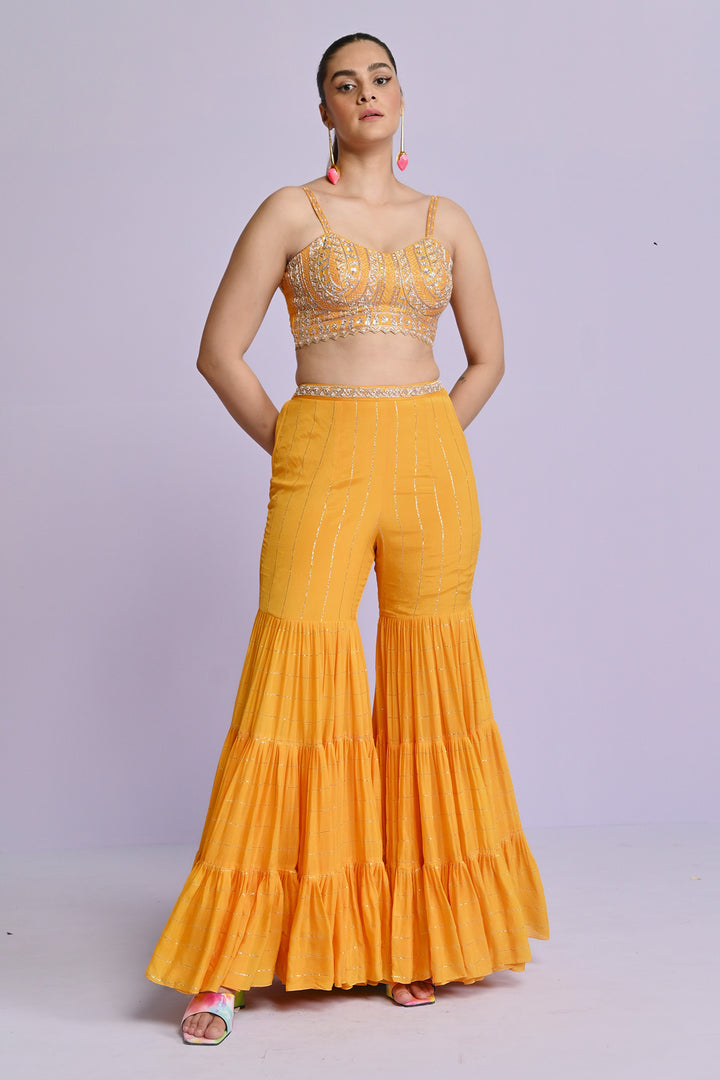Amira Georgette Jacket Set