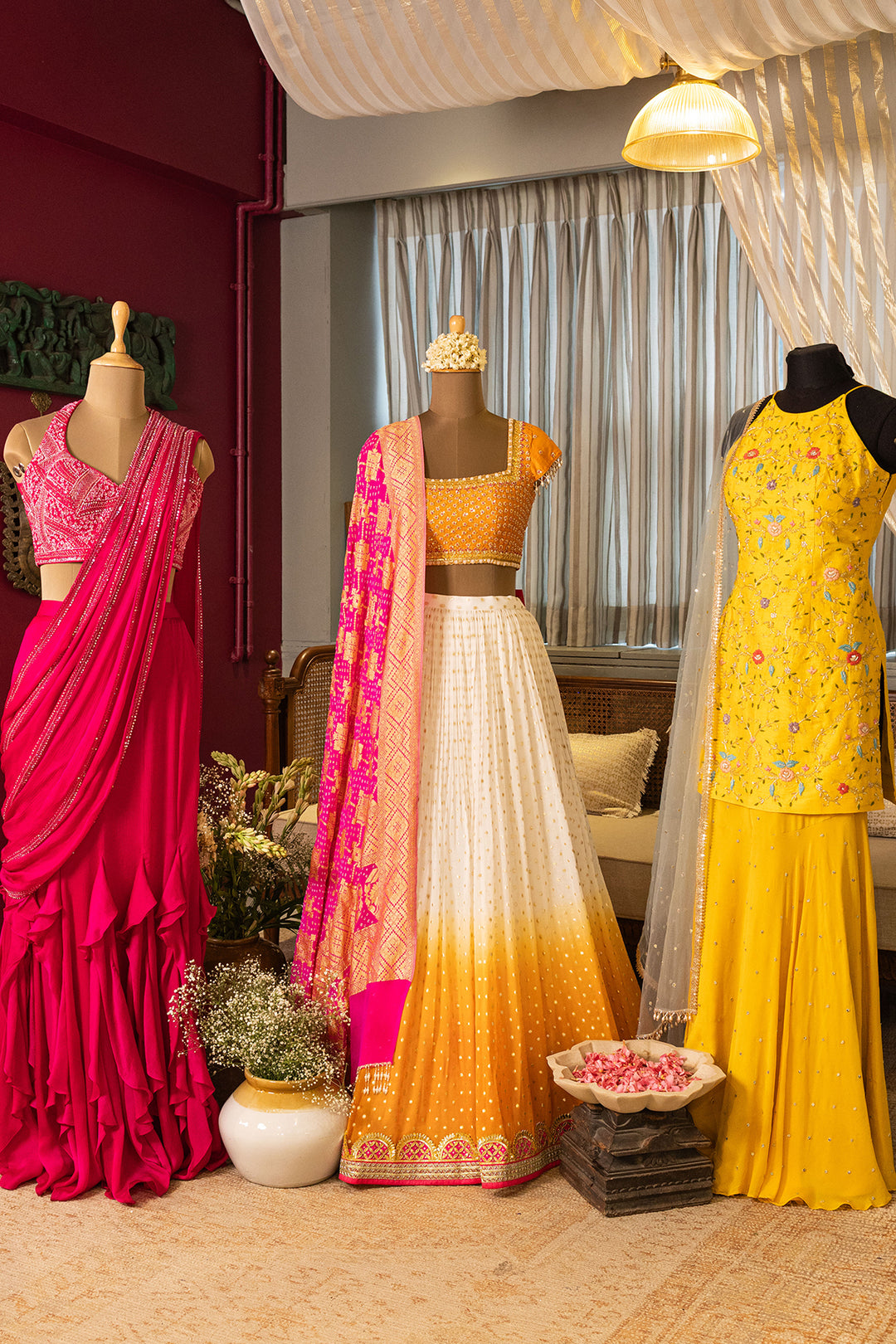 SIA pre drape saree